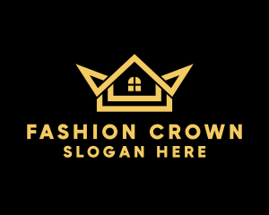 Gold Realty Crown logo design