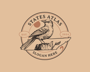 Mockingbird Tennessee Wildlife logo design