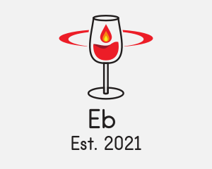 Candle - Candle Wine Liquor logo design