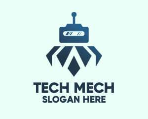 Tech Robot Android logo design