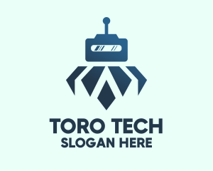 Tech Robot Android logo design