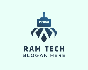 Tech Robot Android logo design