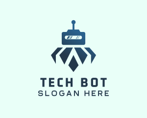 Tech Robot Android logo design