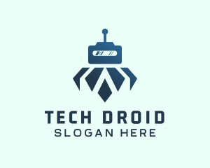 Droid - Tech Robot Android logo design