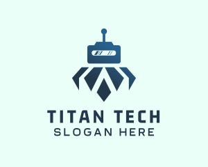 Tech Robot Android logo design