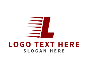 Express Logistics Moving Company Logo