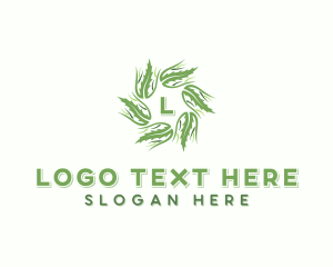 Vegan - Organic Vegan Garden logo design