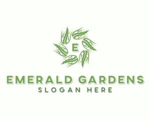 Organic Vegan Garden logo design