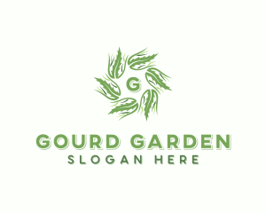 Organic Vegan Garden logo design