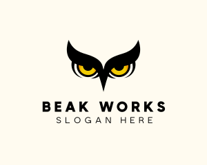 Night Owl Bird logo design