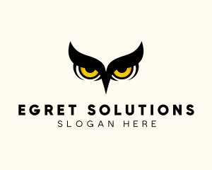 Night Owl Bird logo design