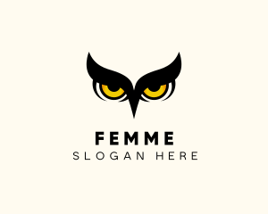 Night Owl Bird logo design