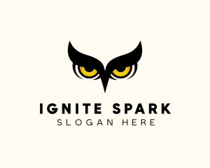 Night Owl Bird logo design