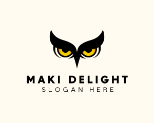 Night Owl Bird logo design