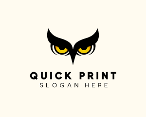 Night Owl Bird logo design