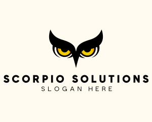 Night Owl Bird logo design