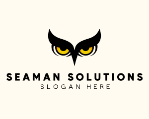 Night Owl Bird logo design