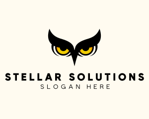 Night Owl Bird logo design