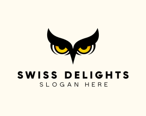 Night Owl Bird logo design