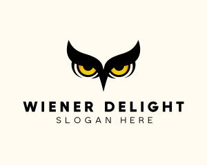 Night Owl Bird logo design