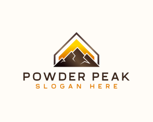 Mountain Summit Peak logo design