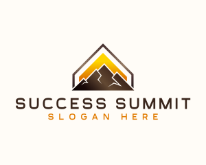 Mountain Summit Peak logo design