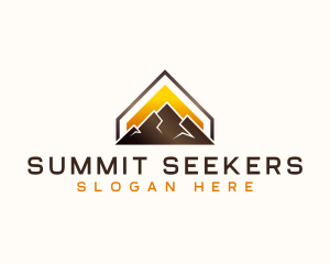 Mountain Summit Peak logo design