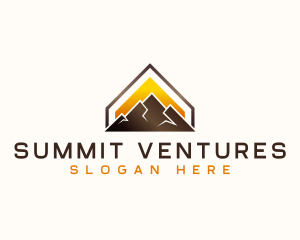 Mountain Summit Peak logo design