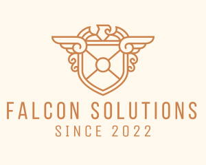 Falcon - Falcon Security Shield logo design