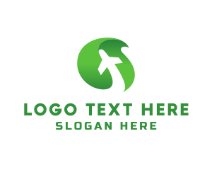 Travel - Nature Travel Plane logo design