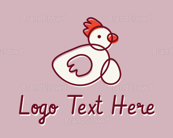 Chicken Hen Egg Logo