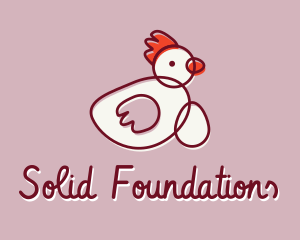 Chicken Hen Egg  Logo