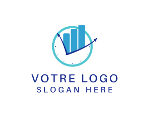 Statistic - Finance Time Management logo design