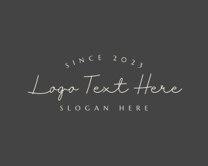 Wordmark - Simple Modern Business logo design