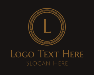 Mediterranean - Mediterranean Luxury Fashion Letter logo design