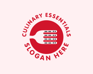 Culinary Fork Restaurant logo design