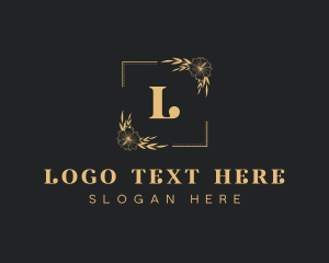 Wedding - Floral Luxury Cosmetics logo design