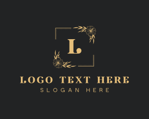 Stylist - Floral Luxury Cosmetics logo design