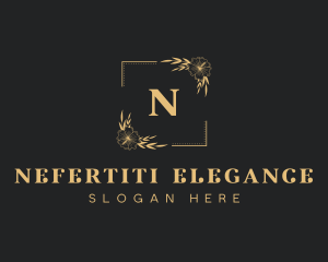 Floral Luxury Cosmetics logo design