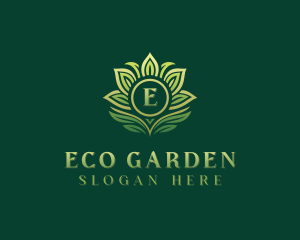 Eco Wellness Garden logo design