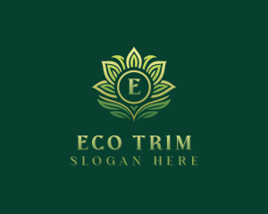 Eco Wellness Garden logo design