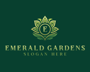 Eco Wellness Garden logo design