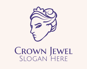 Pageantry - Purple Princess Tiara logo design