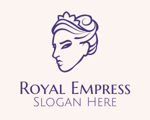 Empress - Purple Princess Tiara logo design