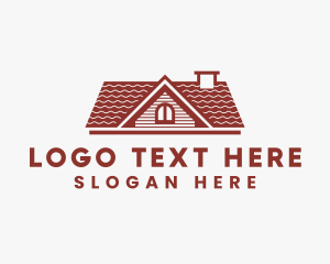 Real Estate - House Roofing Property logo design