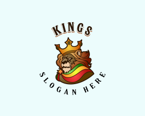 Lion King Scarf logo design