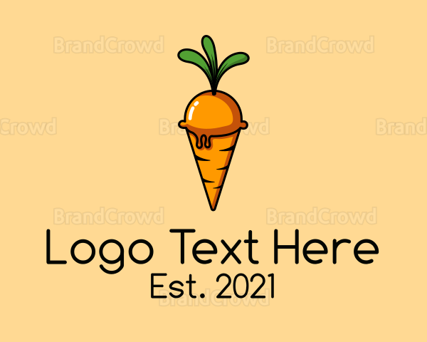 Carrot Ice Cream Logo