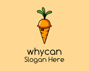 Carrot Ice Cream  Logo