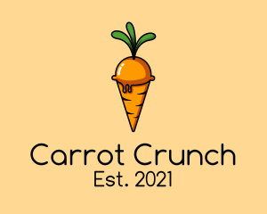 Carrot - Carrot Ice Cream logo design