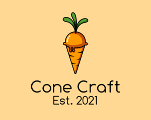 Carrot Ice Cream  logo design